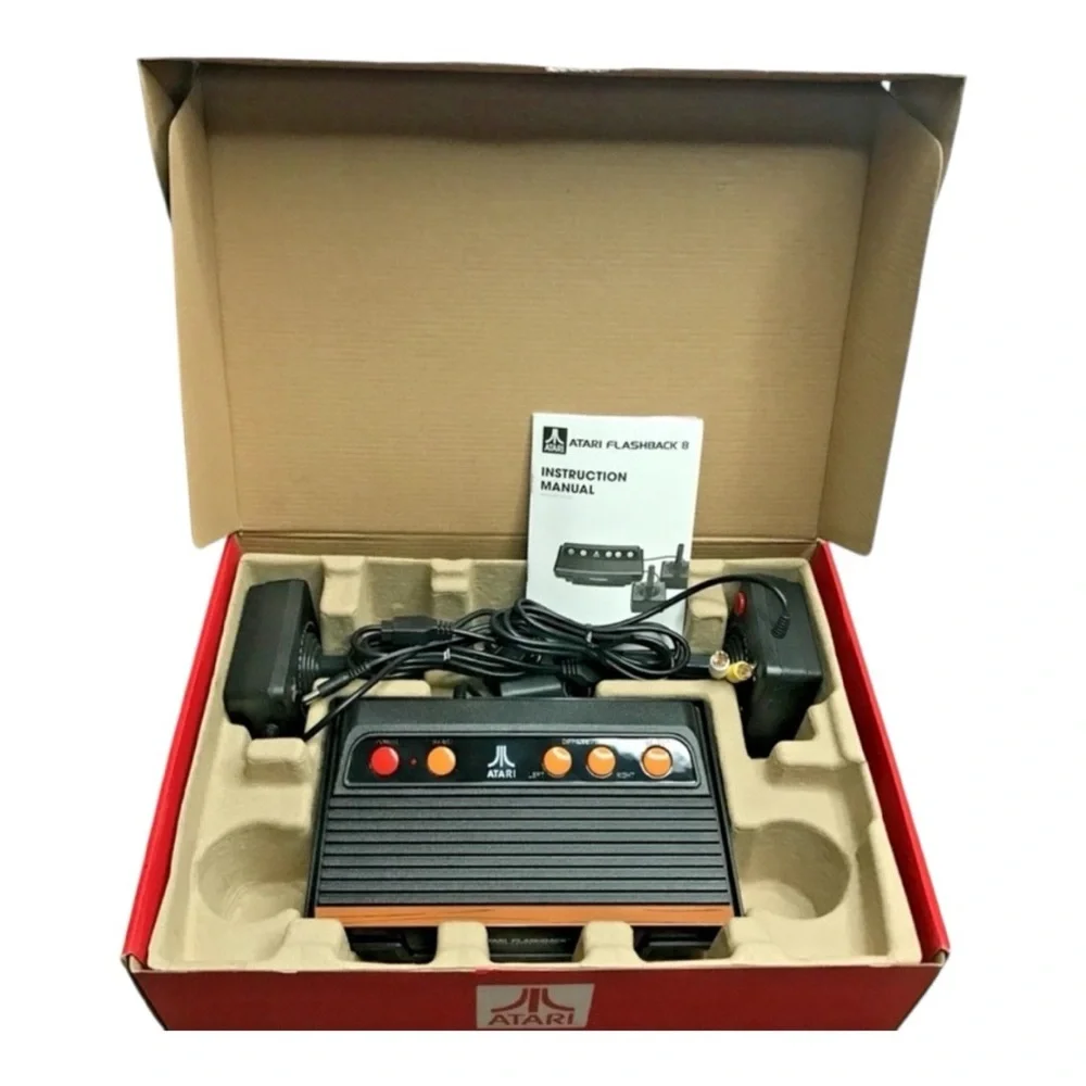 Atari Flashback 8 Console - Black and Orange